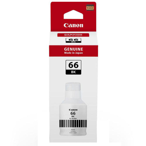 Canon GI66BK Megatank Ink Bottle Black - 6000 Pages