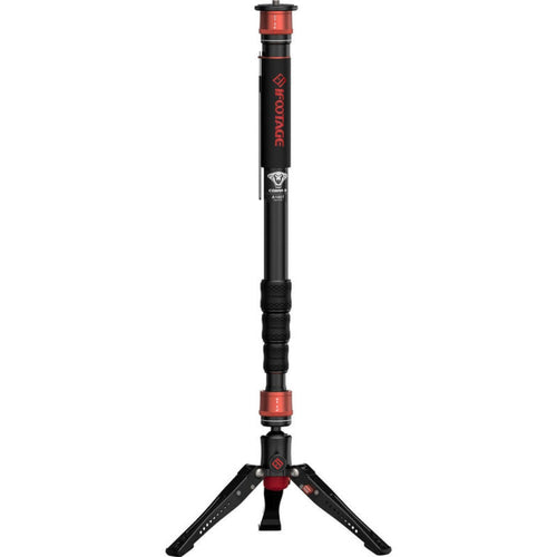 iFootage Cobra 3 Aluminum Monopod Twist Lock with Mini Tripod Base