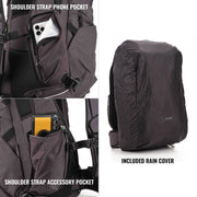 Shimoda Side Lite 22 shoulder strap phone and accessory pockets