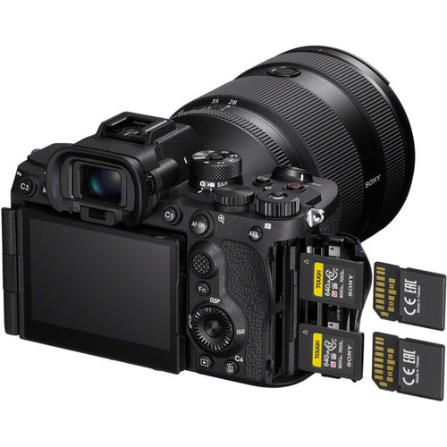 Sony A7R VI with VG-G6 Vertical Grip and Spare NP-SA100 Battery