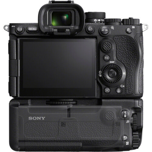 Sony A7R VI with VG-G6 Vertical Grip and Spare NP-SA100 Battery