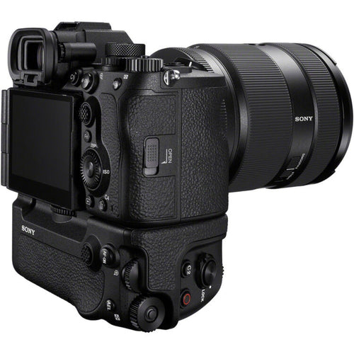 Sony A7R VI with VG-G6 Vertical Grip and Spare NP-SA100 Battery