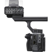 Sony FX5 Full-Frame Cinema Camera with XLR-H2 Handle Unit and Manfrotto 504X/645 FAST Twin Aluminium Video Tripod Kit