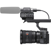Sony FX5 Full-Frame Cinema Camera with XLR-H2 Handle Unit and Manfrotto 504X/645 FAST Twin Aluminium Video Tripod Kit