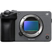Sony FX5 Full-Frame Cinema Camera with XLR-H2 Handle Unit and Manfrotto 504X/645 FAST Twin Aluminium Video Tripod Kit
