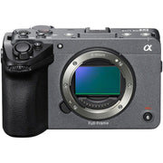 Sony FX5 Full-Frame Cinema Camera with XLR-H2 Handle Unit and Manfrotto 504X/645 FAST Twin Aluminium Video Tripod Kit
