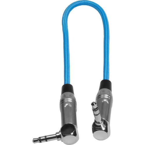 Kondor Blue 3.5mm to 3.5mm Right-Angle Timecode Audio Cable (10