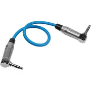 Kondor Blue 3.5mm to 3.5mm Right-Angle Timecode Audio Cable (10