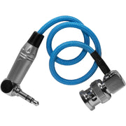 Kondor Blue BNC to 3.5mm Right-Angle Timecode Cable for Broadcast Cameras (10