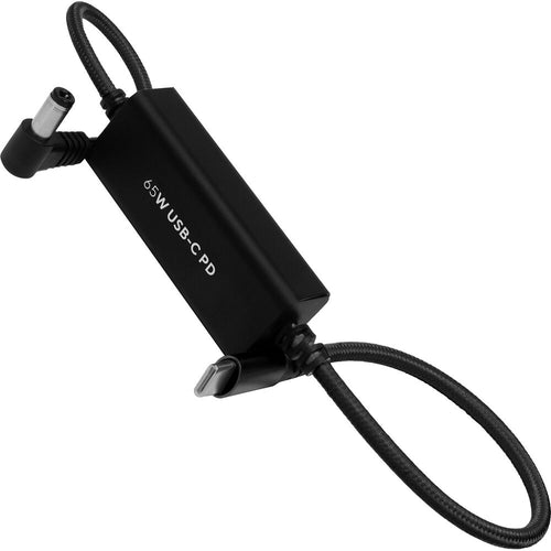 Kondor Blue DC to USB-C Power Delivery Cable for Canon R5 C/Sony FX3 (Raven Black, 16