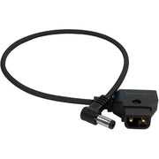 Kondor Blue Straight D-Tap to DC 2.5mm Right-Angle Cable (Raven Black,15