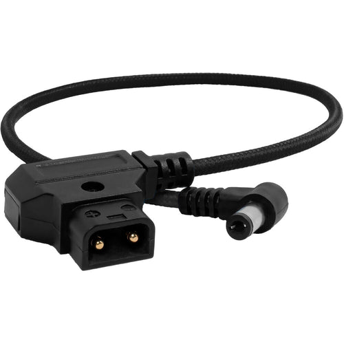 Kondor Blue Straight D-Tap to DC 2.5mm Right-Angle Cable (Raven Black,15