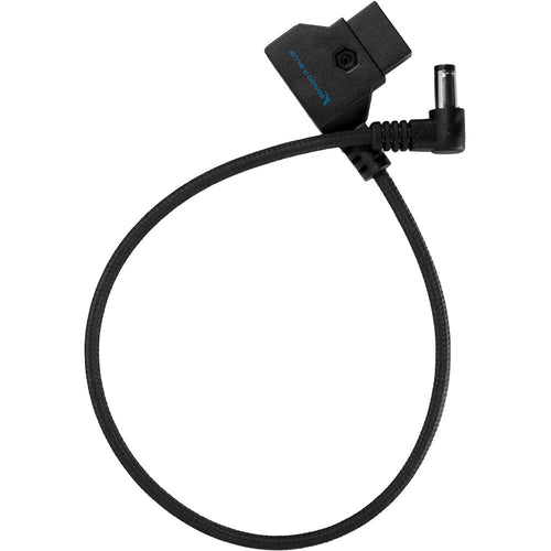 Kondor Blue Straight D-Tap to DC 2.5mm Right-Angle Cable (Raven Black,15