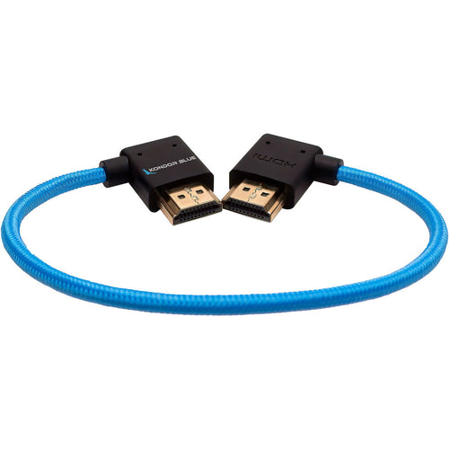 Kondor Blue Right-Angle to Left-Angle High-Speed HDMI Cable (12