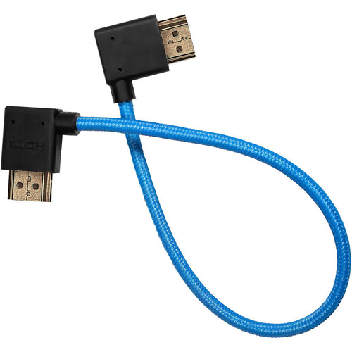 Kondor Blue Right-Angle to Left-Angle High-Speed HDMI Cable (12