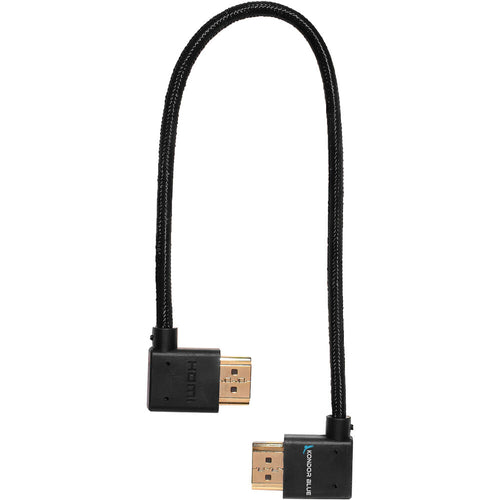 Kondor Blue Right-Angle to Left-Angle High-Speed HDMI Cable (12