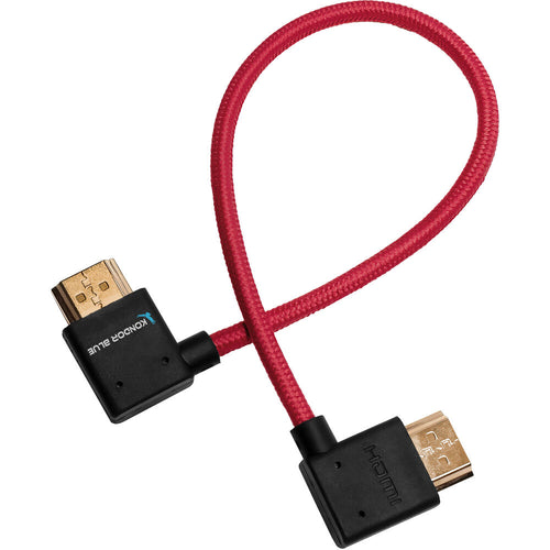 Kondor Blue Right-Angle to Left-Angle High-Speed HDMI Cable (12