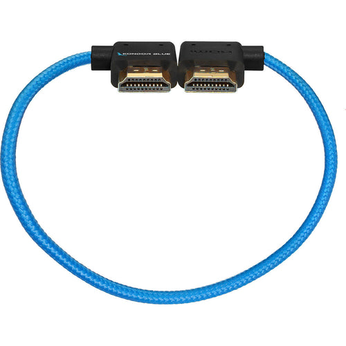 Kondor Blue Right-Angle to Left-Angle High-Speed HDMI Cable (12
