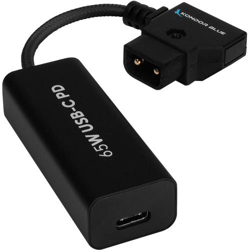 Kondor Blue D-Tap to Female USB-C PD 2-Way Battery Charging Power Cable (6