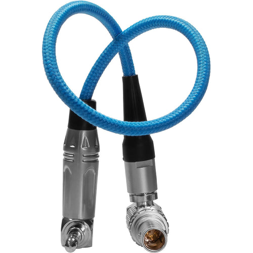 Kondor Blue EXT LEMO 9-Pin to 3.5mm Right-Angle Timecode Cable for RED KOMODO/V-RAPTOR (10