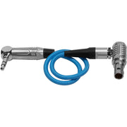 Kondor Blue EXT LEMO 9-Pin to 3.5mm Right-Angle Timecode Cable for RED KOMODO/V-RAPTOR (10