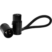 Kondor Blue Straight Low-Profile Right-Angle XLR Cable (8