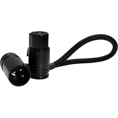 Kondor Blue Straight Low-Profile Right-Angle XLR Cable (8