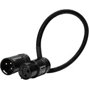 Kondor Blue Straight Low-Profile Right-Angle XLR Cable (8