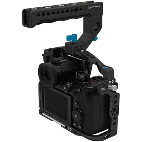 Kondor Blue Camera Cage with Top Handle for Panasonic Lumix S5II/X