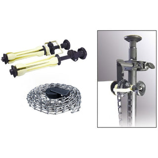 Kupo KP-DS01MT Background Paper Roll Drive Set Including Metal Chain