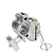Kupo KCP-844 TV Coupler with 16mm Baby Pin and 28mm Junior Receiver - Polished Finish