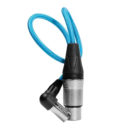 Kondor Blue Right Angle Mini XLR to XLR for 6K Pro/C70 - 43cm