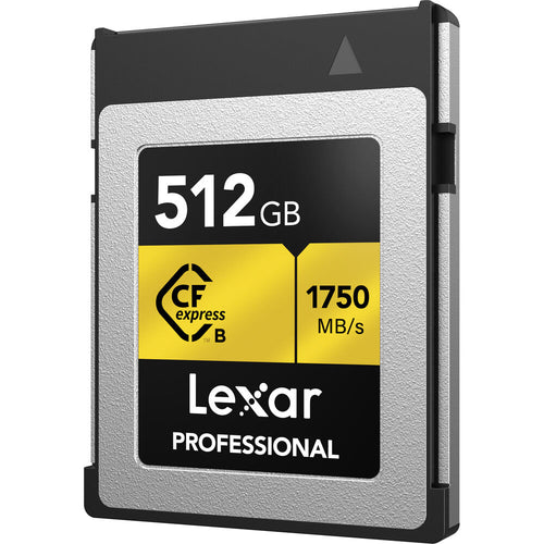 Lexar Professional Gold 512GB CFexpress Type B 1750MB/s Memory Card