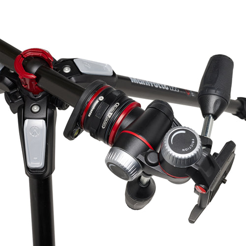 Manfrotto MT055CXPRO3 Carbon Fiber Tripod with MHXPRO-3W Head & Move Quick Release Kit