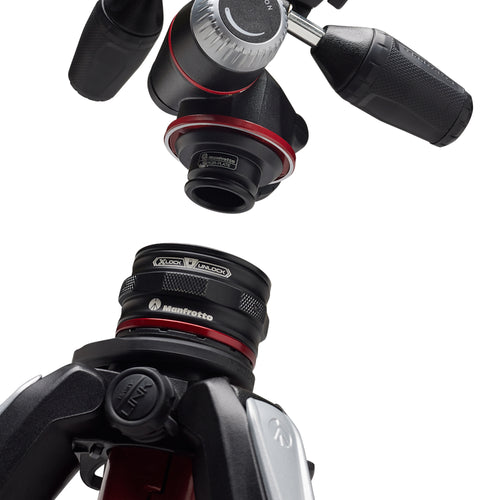 Manfrotto MT055CXPRO3 Carbon Fiber Tripod with MHXPRO-3W Head & Move Quick Release Kit