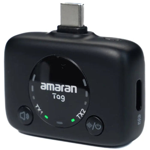 Amaran Go Charcoal + Amaran Tag USB-C Black Bundle