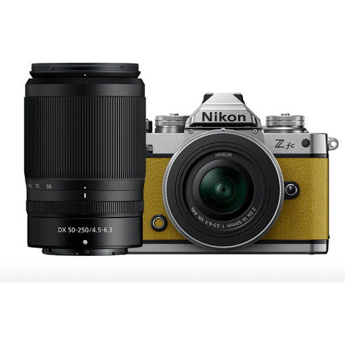Nikon Z fc Mirrorless Camera with NIKKOR 16-50mm VR SL and 50-250mm VR