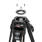 Manfrotto 526 P Video Head with 645 Fast Twin Aluminum Triprod