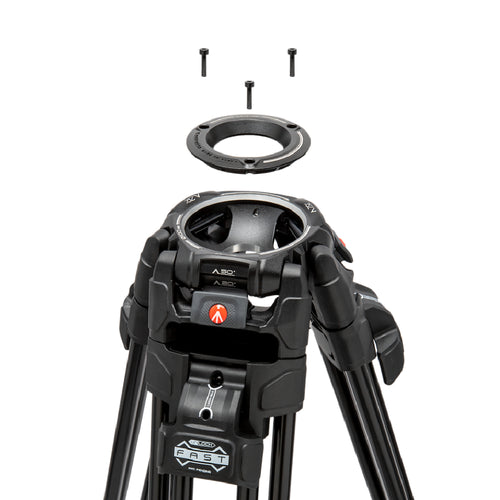 Manfrotto 526 P Video Head with 645 Fast Twin Aluminum Triprod