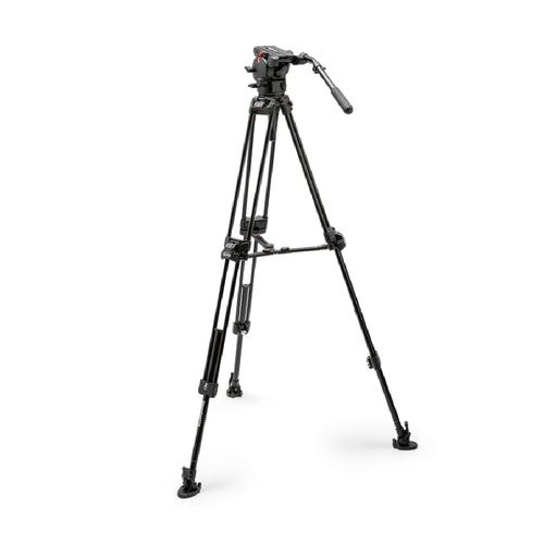 Manfrotto 526 P Video Head with 645 Fast Twin Aluminum Triprod