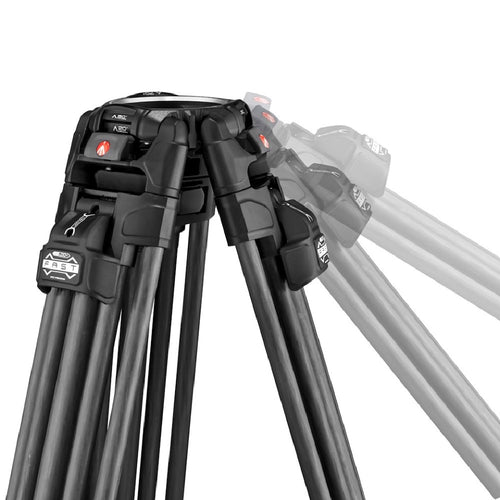 Manfrotto 526 Video Head with 645 Fast Twin Carbon Tripod