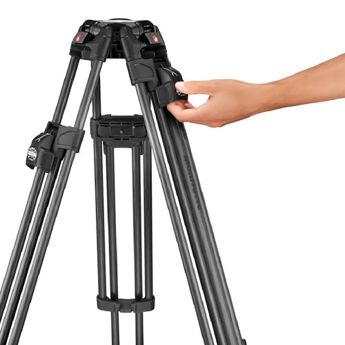 Manfrotto 526 Video Head with 645 Fast Twin Carbon Tripod