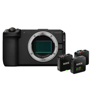 Canon EOS R6 V Body with Rode Wireless GO (Gen 3) Compact Microphone System