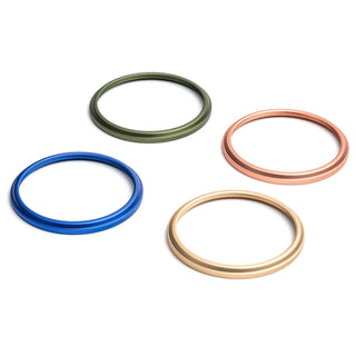 NiSi Colour Rings Set for Fujifilm X100 series (Set of 4 - Gold, Rose Gold, Blue and Green)