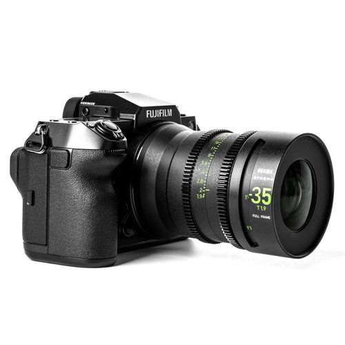 NiSi ATHENA PRIME Full Frame Cinema Lens Kit with 5 Lenses 14mm T2.4, 25mm T1.9, 35mm T1.9, 50mm T1.9, 85mm T1.9 + Hard Case (G Mount | No Drop In Filter)