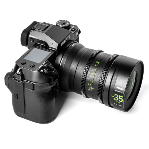 NiSi ATHENA PRIME Full Frame Cinema Lens Kit with 5 Lenses 14mm T2.4, 25mm T1.9, 35mm T1.9, 50mm T1.9, 85mm T1.9 + Hard Case (G Mount | No Drop In Filter)