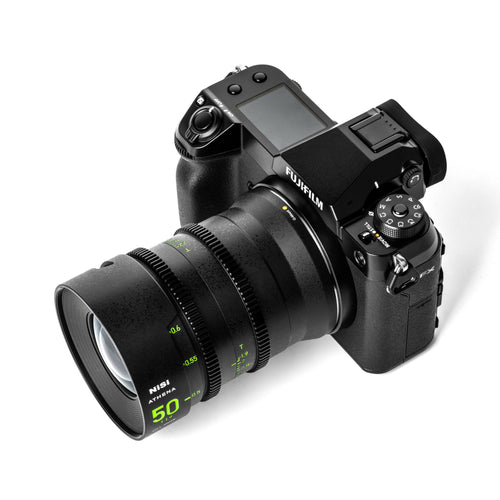 NiSi ATHENA PRIME Full Frame Cinema Lens Kit with 5 Lenses 14mm T2.4, 25mm T1.9, 35mm T1.9, 50mm T1.9, 85mm T1.9 + Hard Case (G Mount | No Drop In Filter)