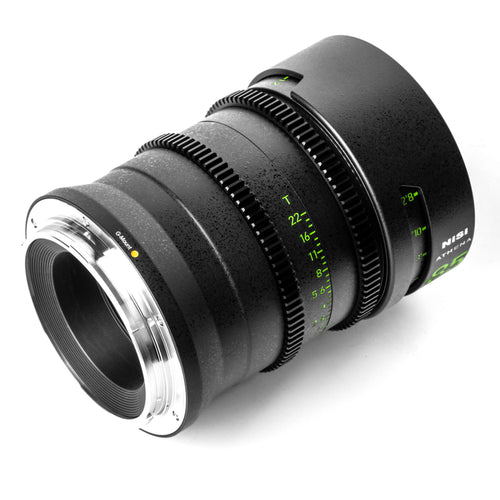 NiSi ATHENA PRIME Full Frame Cinema Lens Kit with 5 Lenses 14mm T2.4, 25mm T1.9, 35mm T1.9, 50mm T1.9, 85mm T1.9 + Hard Case (G Mount | No Drop In Filter)