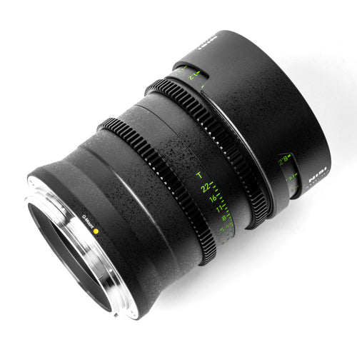 NiSi ATHENA PRIME Full Frame Cinema Lens Kit with 5 Lenses 14mm T2.4, 25mm T1.9, 35mm T1.9, 50mm T1.9, 85mm T1.9 + Hard Case (G Mount | No Drop In Filter)