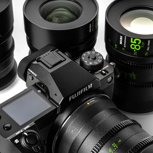 NiSi ATHENA PRIME Full Frame Cinema Lens Kit with 5 Lenses 14mm T2.4, 25mm T1.9, 35mm T1.9, 50mm T1.9, 85mm T1.9 + Hard Case (G Mount | No Drop In Filter)